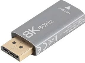 Adapter Lanberg AD-DP-HD-03 DisplayPort në HDMI, 8K, Argjend