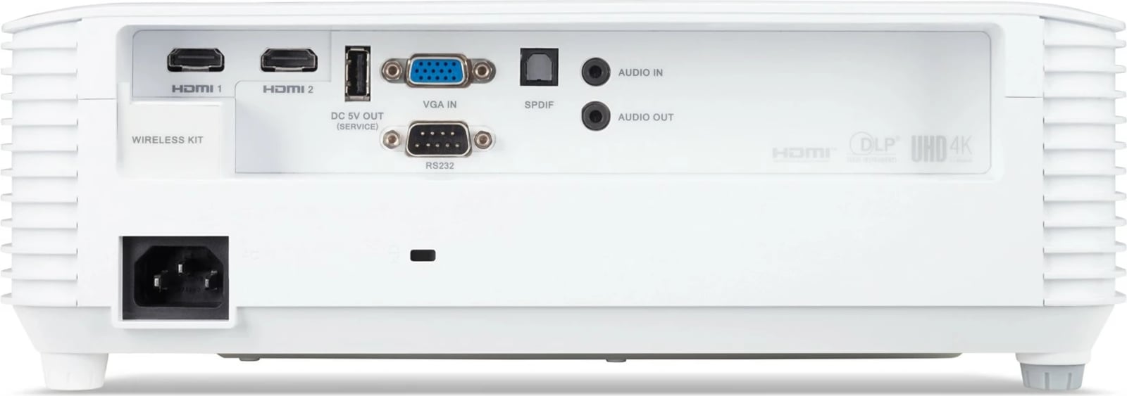 Projektor Acer H6805BDa, 4000 ANSI lumens, DLP, DCI 4K, i bardhë