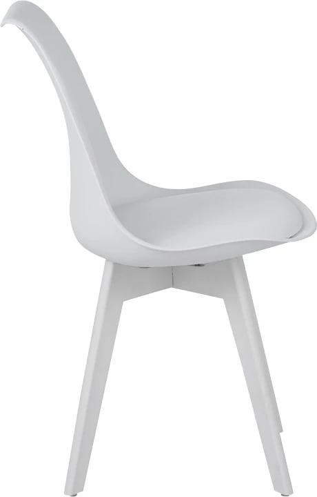 Set tavolinë me karrige Gaston, e bardhë, tavolinë Natali, e bardhë, 120x80x76cm, 5 copë