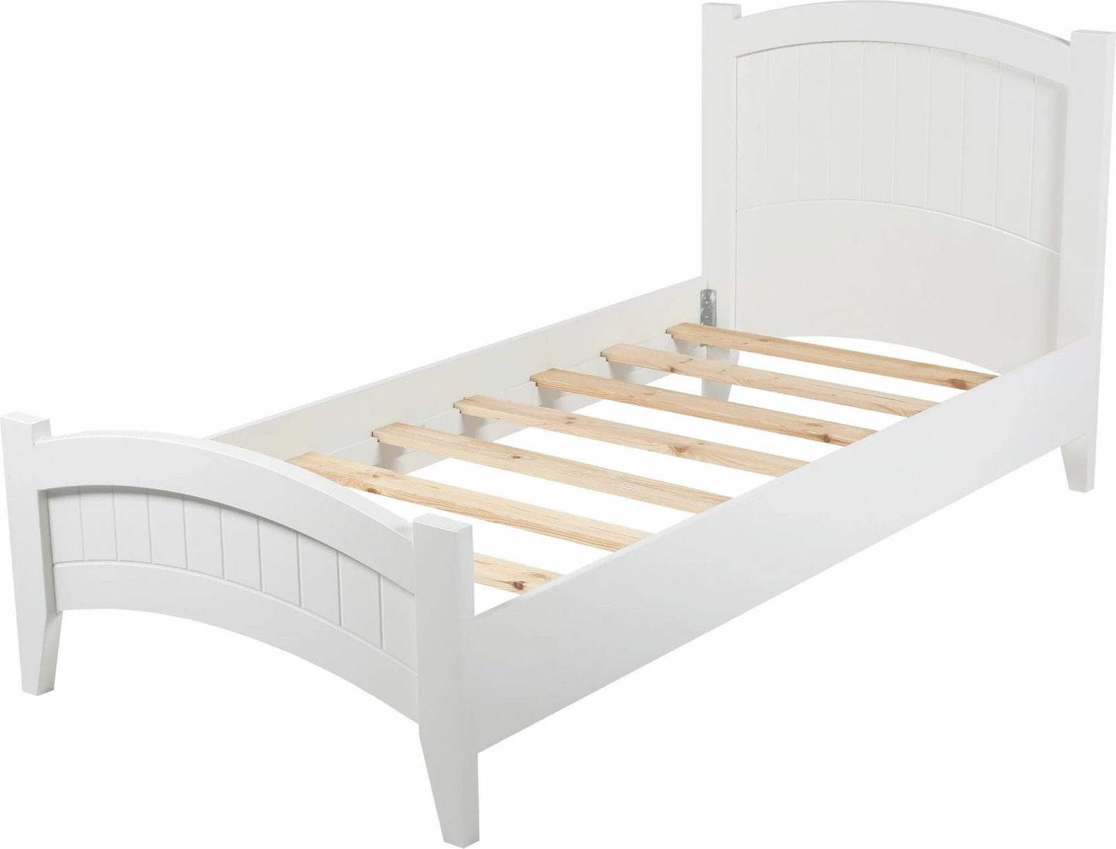 Krevat dopio, ngjyrë e bardhë, Skye Decor, 160x200cm