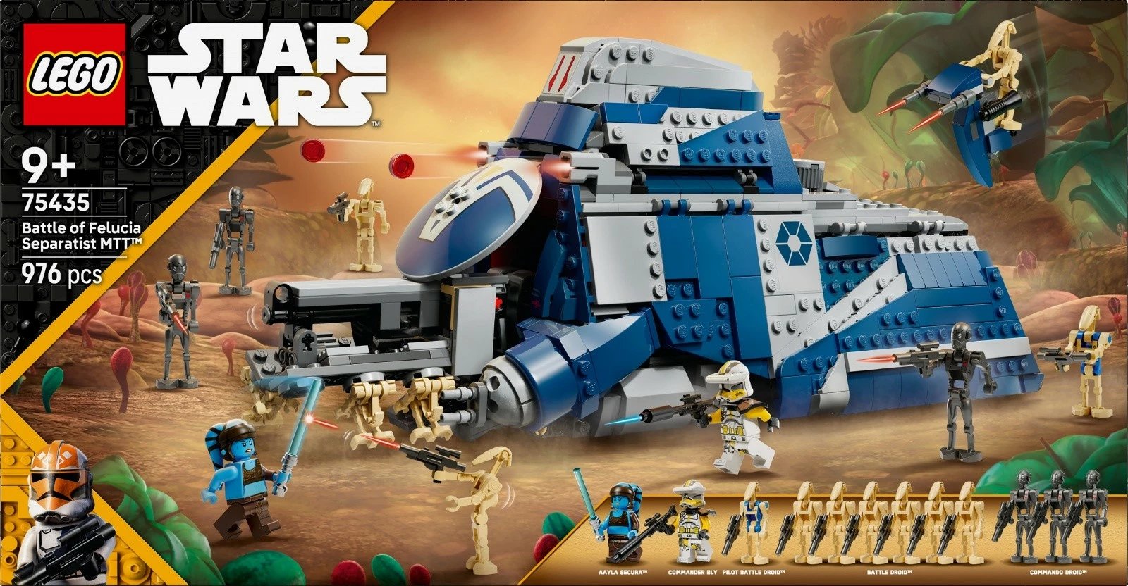 Set LEGO Star Wars 75435 Separatist MTT Transporter, 976 pjesë, plastikë