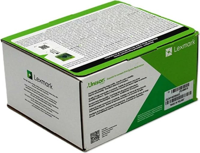 Toner Lexmark 24B6519, rendiment 9.800–23.700 faqe, i zi, 1 copë