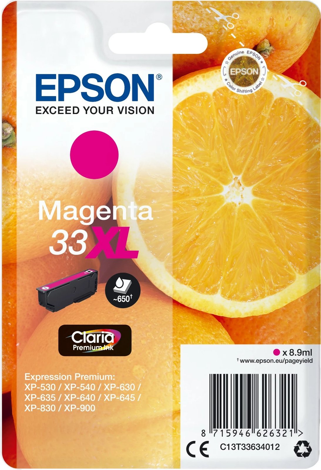 Toner Epson 33XL Magenta për Expression Premium