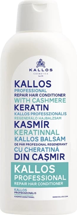 Balsam për flokë Kallos Professional Repair Hair Conditioner për femra, 1000ml