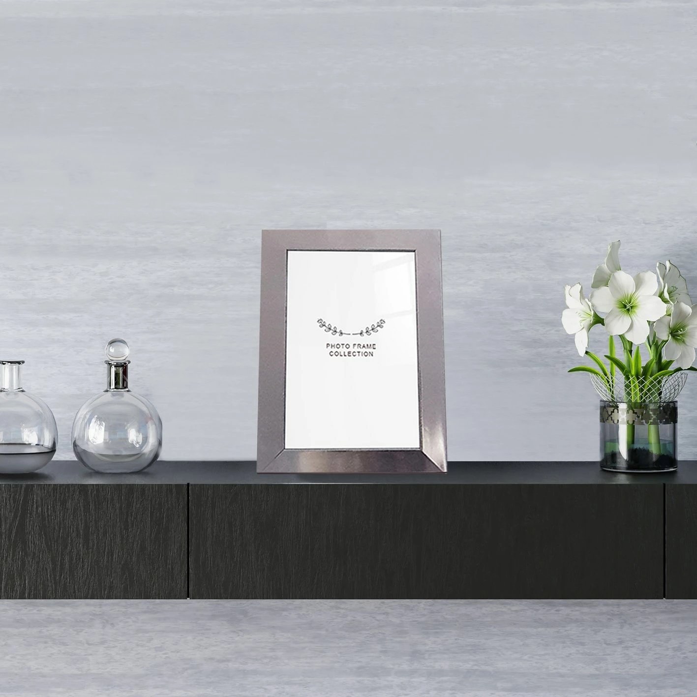 Kornizë foto, ngjyrë argjendi, Evila Originals, IGFC1025_1521, 15x21cm