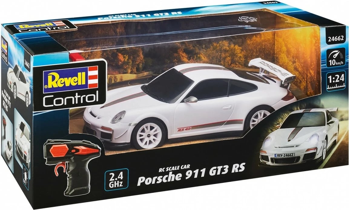 Makine me telekomandë Revell RC Porsche 911 GT3 RS, 1:24, Bardhë