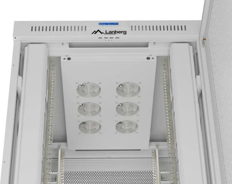 Kasë serveri Lanberg FF01-8047-23SL, 47U, LCD, 800x1200 mm, Gri