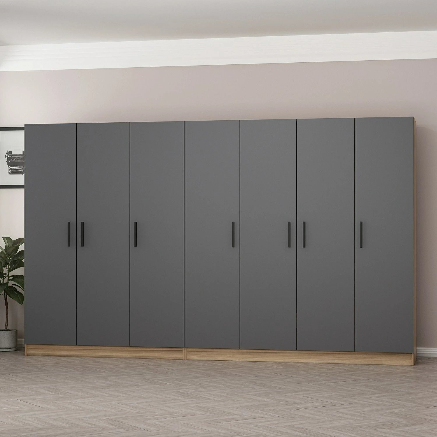 Dollap Skye Decor, anthracite, Kale - 7513