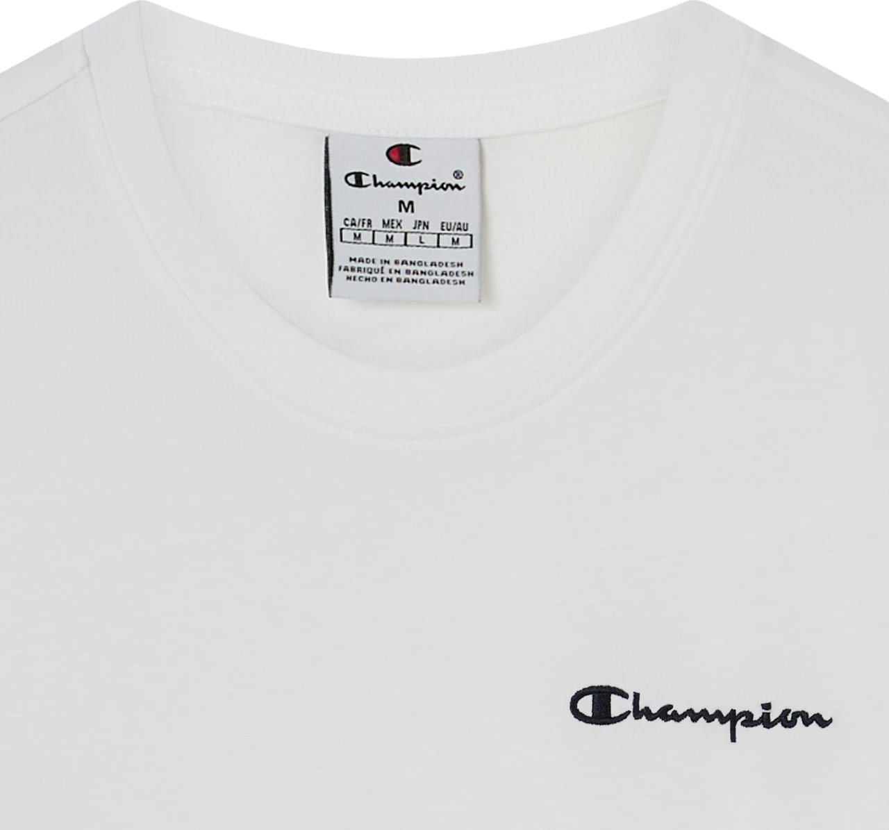 Maicë për meshkuj Champion, e bardhë