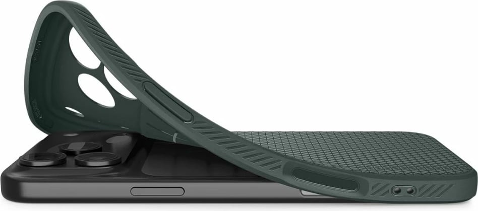 Mbështjellës Spigen Liquid Air për iPhone 17 Pro, Gjelbër