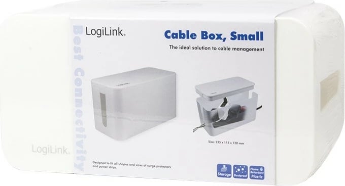 Organizues kabllosh LogiLink KAB0061, i bardhë