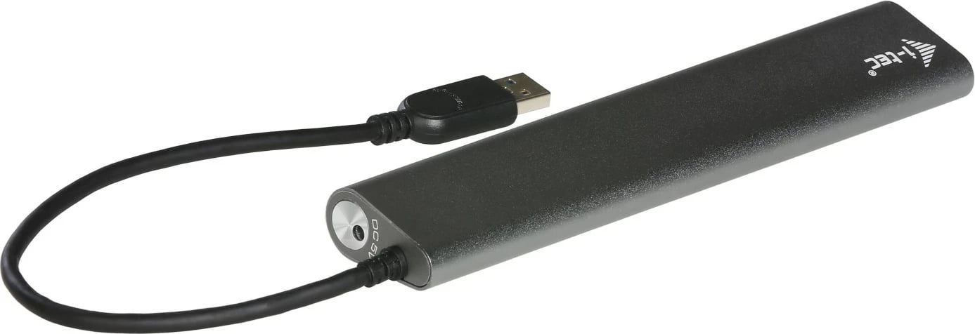 Hub USB i-tec 7 porta, metal, USB 3.0, 5Gbps, argjend