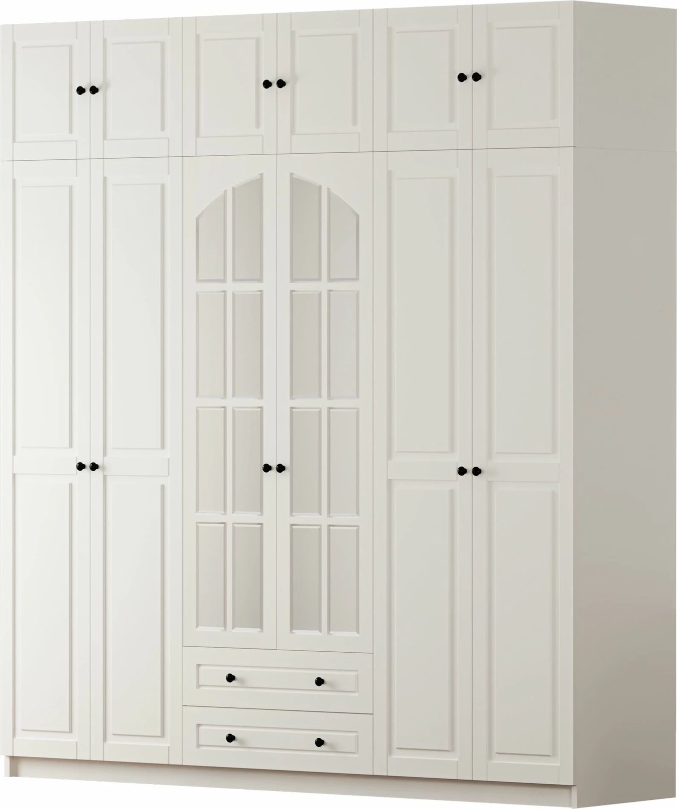 Dollap Skye Decor, ngjyrë e bardhë mat, RB-185-16