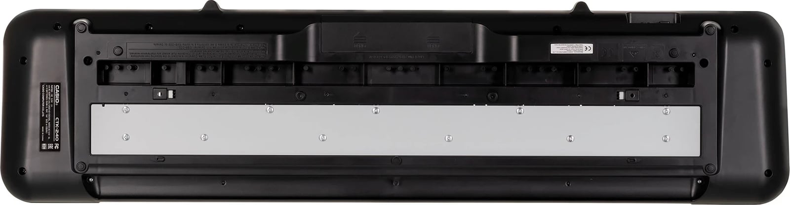 Tastierë MIDI Casio CTK-240, 49 çelësa, E Zezë dhe E Bardhë