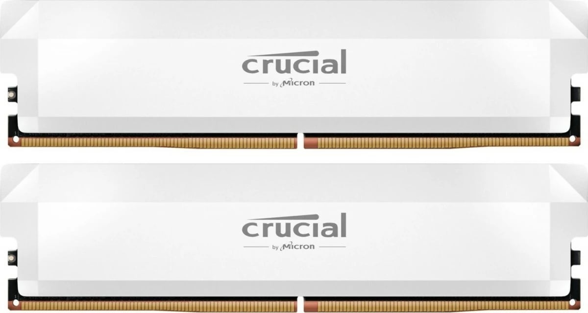 RAM Memorje Crucial DDR5 Pro OC, 64GB (2x32GB), 6000MHz, CL40, E bardhë