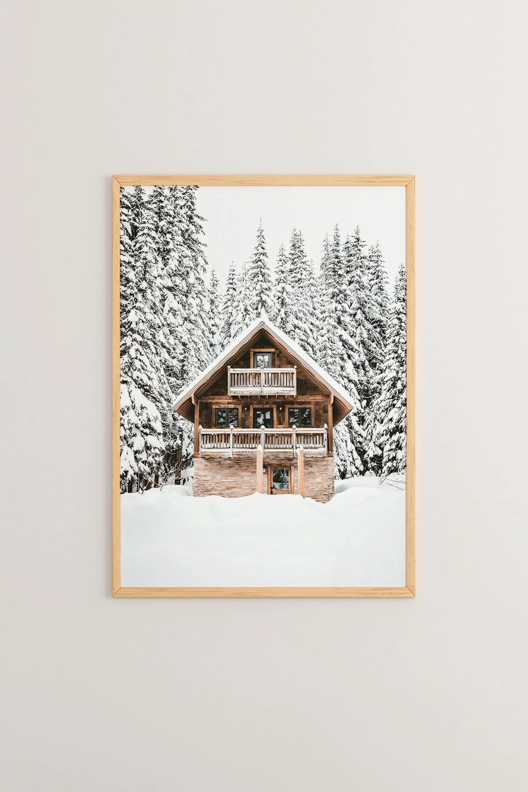 Pikturë dekorative me kornizë, Wallity, Tekhamcerceve58, shumëngjyrëshe, 33x48cm