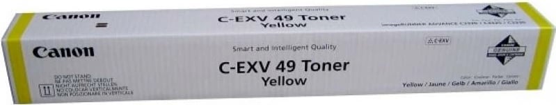 Toner, Canon, C-EXV 49, rendiment 9,750–23,700 faqe, i verdhë