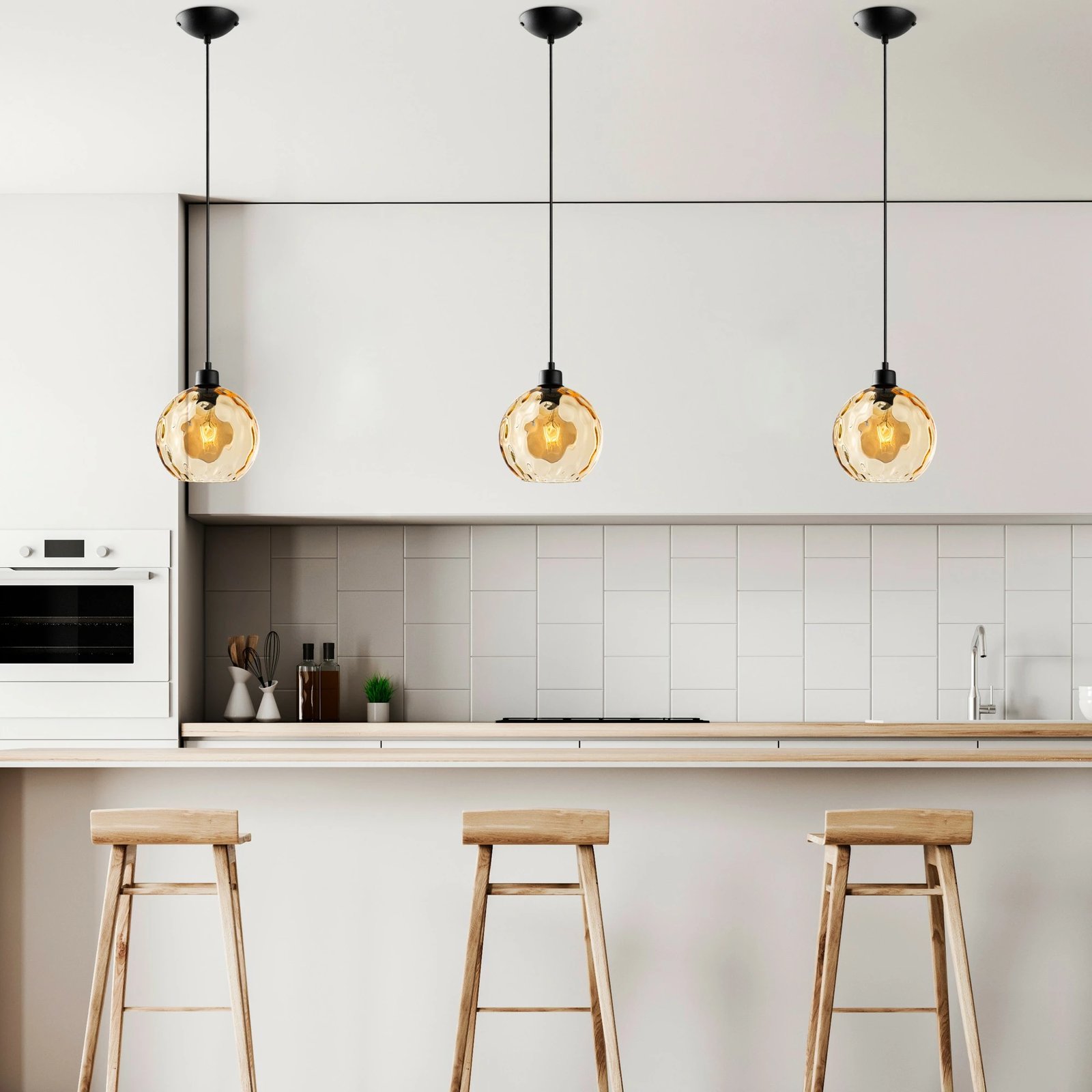 Llambë tavani Opviq Benek, ngjyrë e verdhë, 20-14304