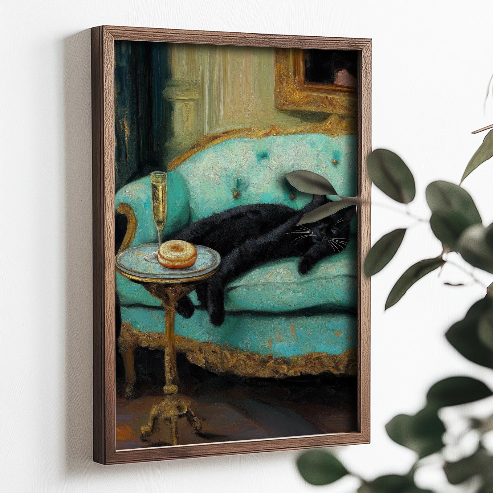 Pikturë dekorative me kornizë MDF, Wallity, TUN090-L, shumëngjyrëshe, 35x47x2 cm