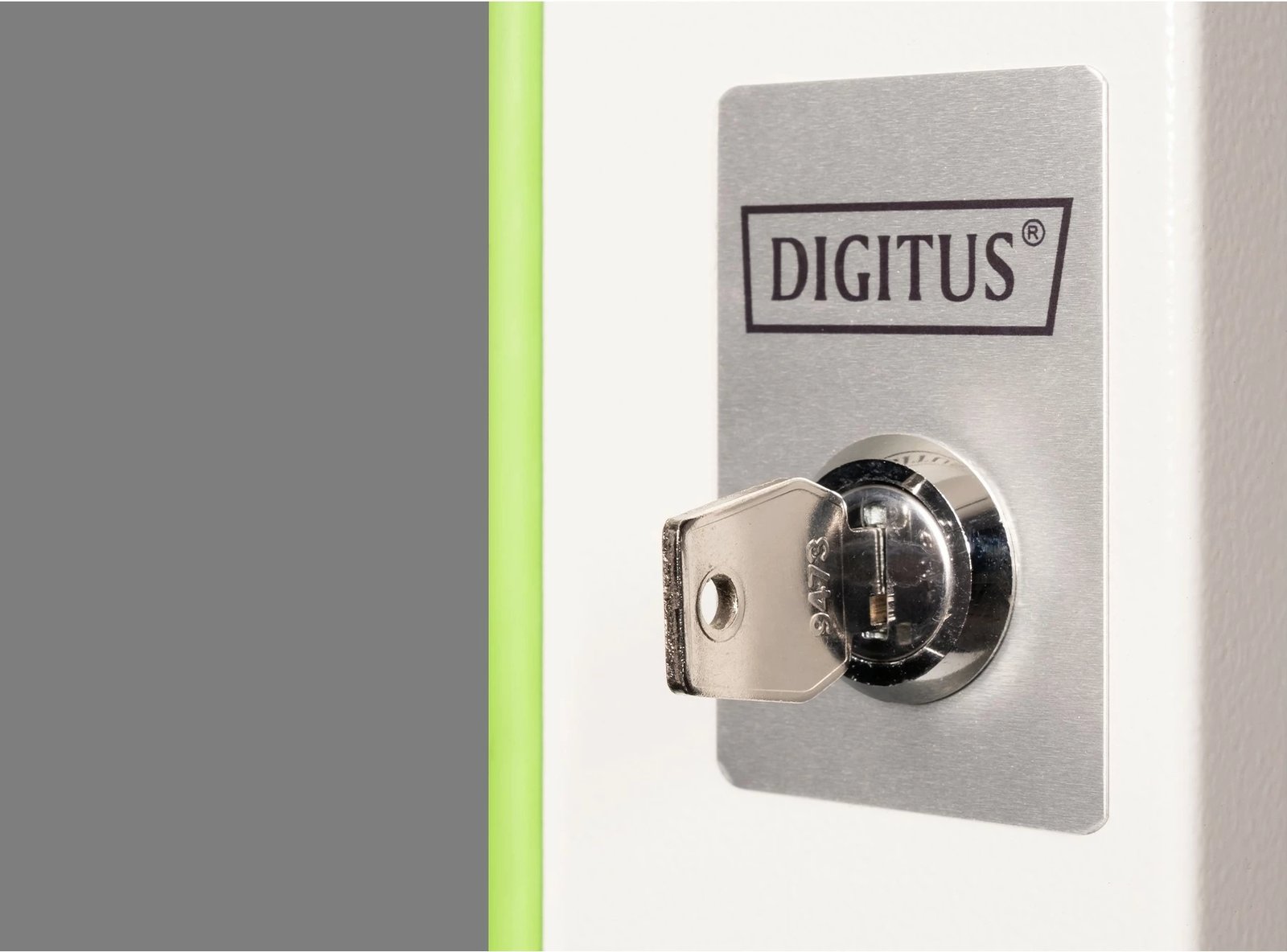 Derë zëvendësuese Digitus DN-19 D-12-U, 12U, xham/metal, gri