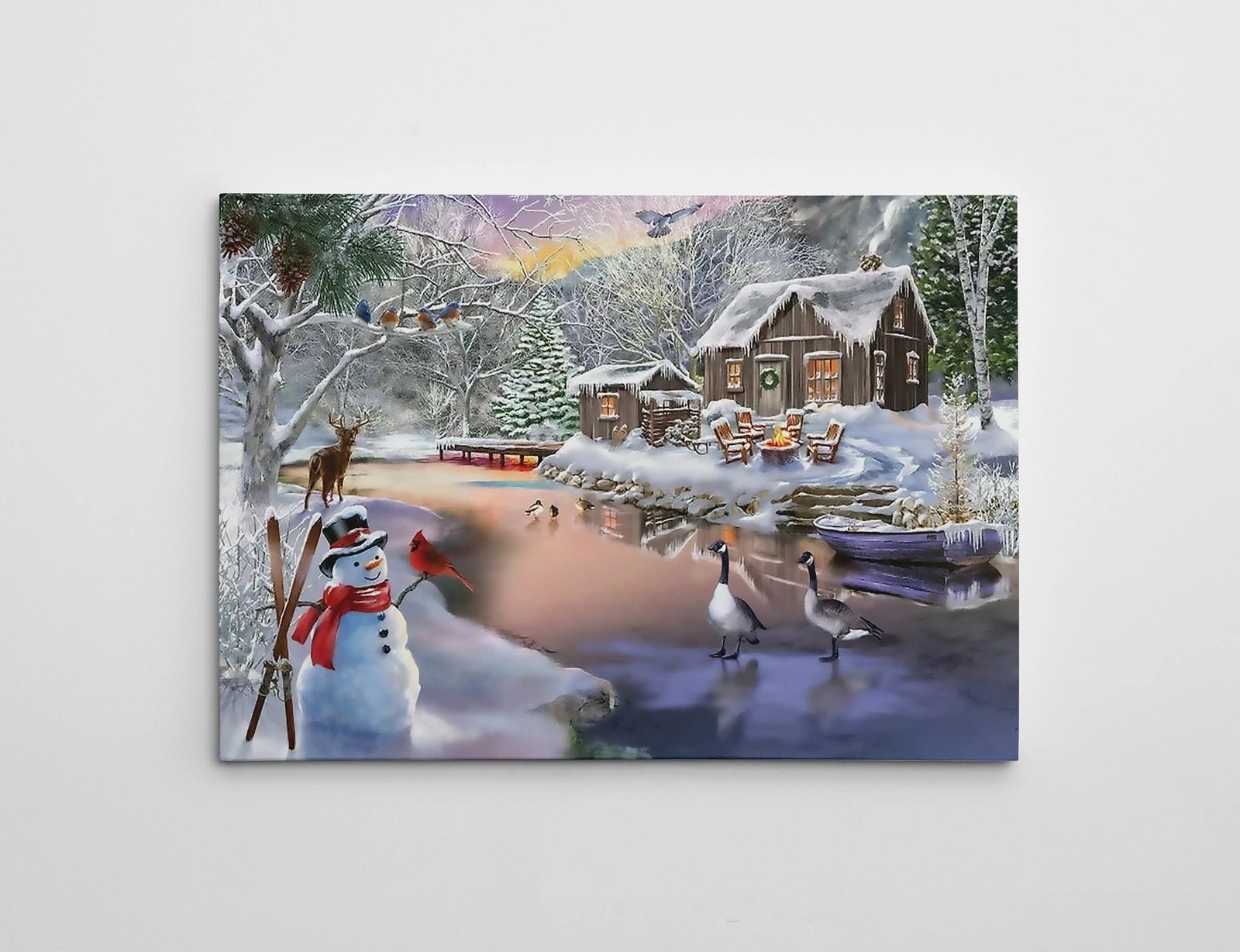 Pikturë dekorative në kanavacë, shumëngjyrëshe, Wallity WY276, 50x70cm