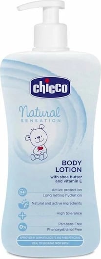Losion trupi Chicco Natural Sensation për fëmijë, 500ml