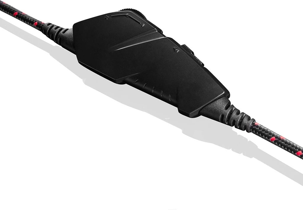Kufje gaming MODECOM Volcano MC-839 Sword me mikrofon, LED, të zeza