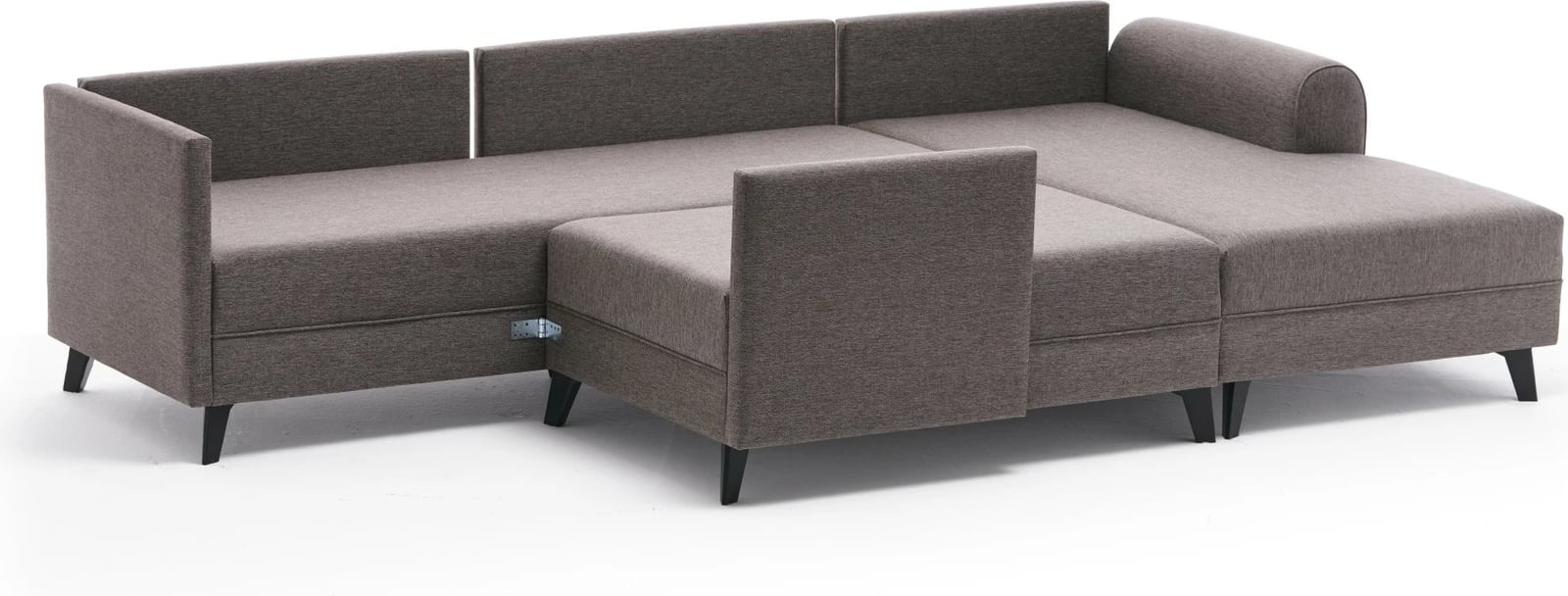 Kënd-sofë krevate Belen, kafe, Atelier del Sofa
