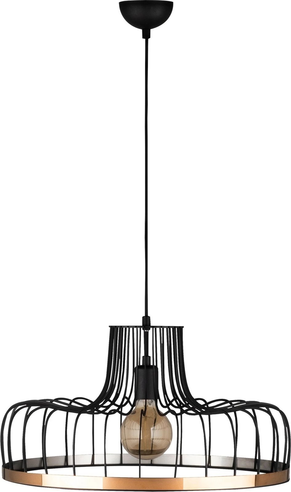 Llambë tavani industriale Opviq, Fellini - MR - 769, e zezë dhe bakri