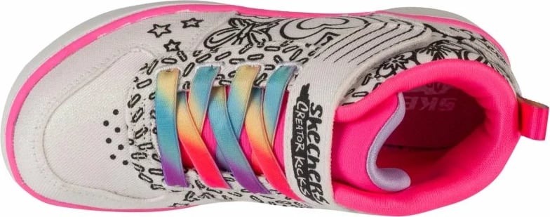 Atlete fëmijë Skechers, të bardha