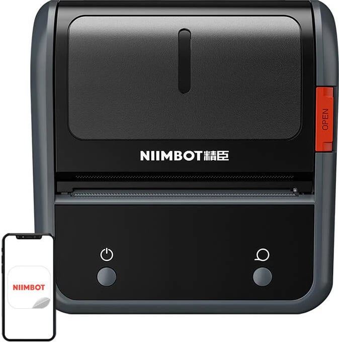 Printer etiketa termik Niimbot B3S_P, Bluetooth, 2000 mAh, Gri Printer etiketa termik Niimbot B3S_P, Bluetooth, 2000 mAh, Gri