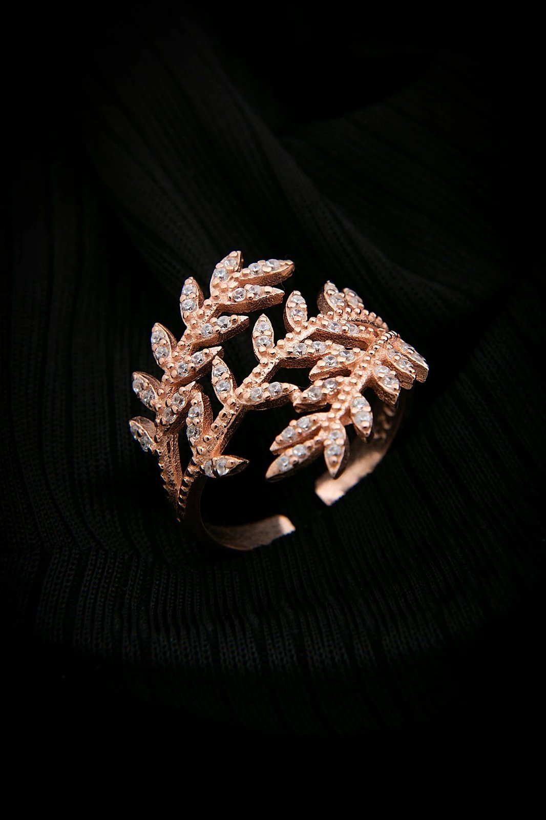 Unazë argjendi Elika, ngjyrë ari rozë, ELKAB92014R