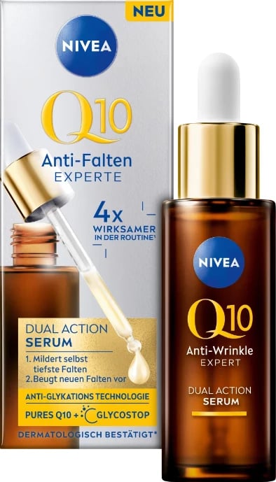 Serum Nivea Anti-Falten Q10 Experte Dual Action, 30 ml