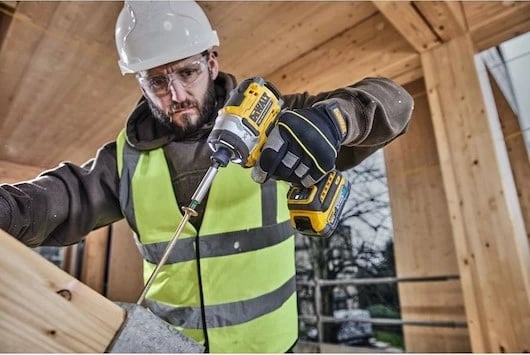 Vidafiksues me goditje DeWalt DCF860N-XJ, 18V, brushless, 1.1 kg, verdhë/zi