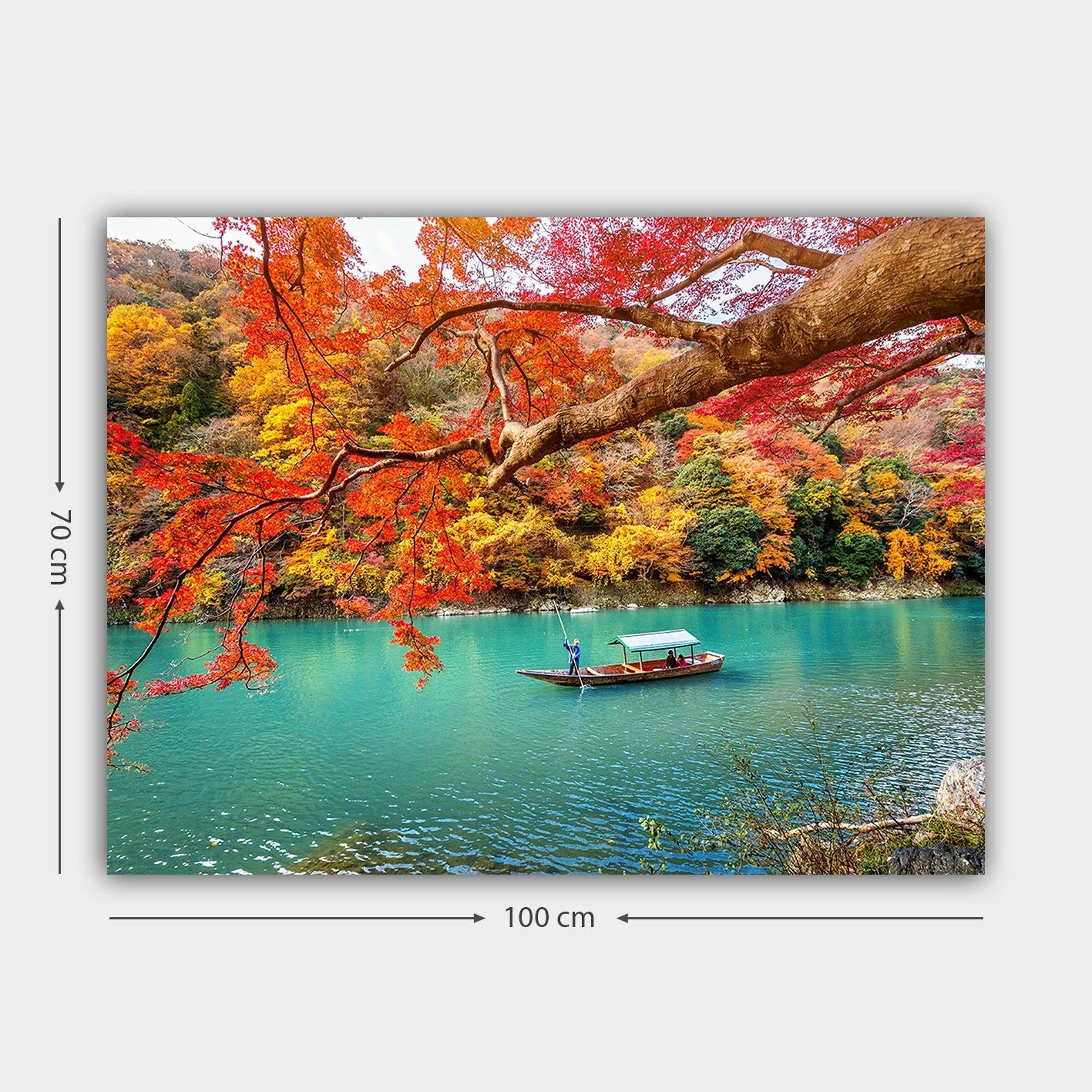 Pikturë dekorative në kanavacë, shumëngjyrëshe, 70x100cm, 771197707_70100