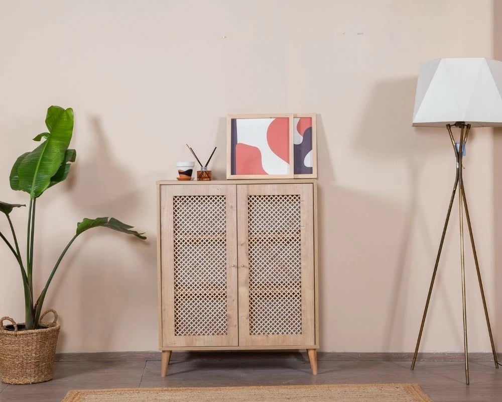 Komodë anësore Skye Decor, ngjyrë lisi