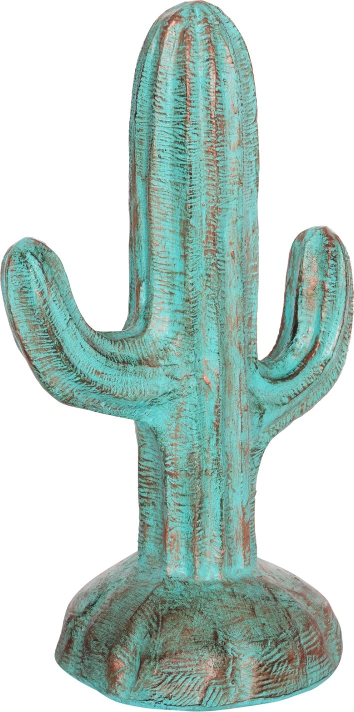 Kaktus dekorativ në dysheme, MDF, ngjyrë e gjelbër, FH4386.03S, 42x30x74 cm