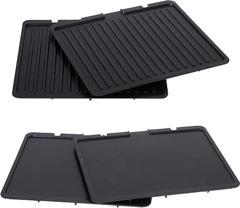 Grill elektrik, Adler, AD 3059, LED 2‑në‑1, 3000W, temperaturë 60‑230°C, timer 1‑99 min, dy palë pllaka