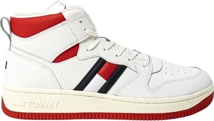 Këpucë për meshkuj Tommy Hilfiger Jeans, të bardha