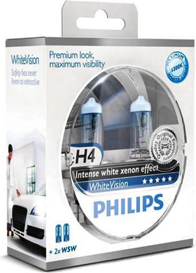 Drita Philips H4 White Vision Ultra 4200 K