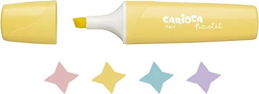 Markerë Carioca pastel 4 copë