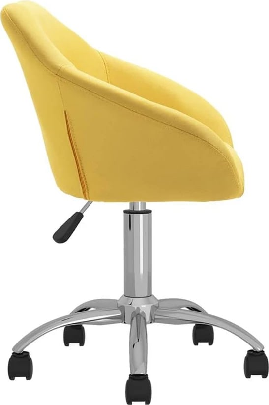 Karrige për zyre Nextdeco Jasper, e verdhë