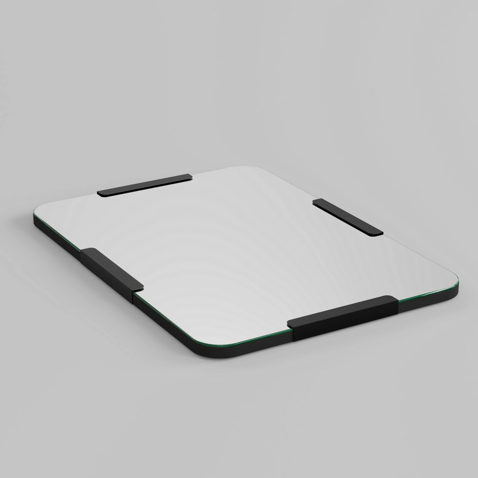 Pasqyrë dekorative, ngjyrë e zezë, Skye Decor