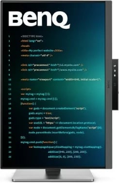 Monitor BenQ RD240Q, 24.1", WQXGA, IPS, 5ms, HDMI/DP/USB-C, Gri