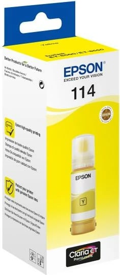 Shishe boje printeri, Epson, 114 EcoTank (C13T07B440), 70 ml, e verdhë