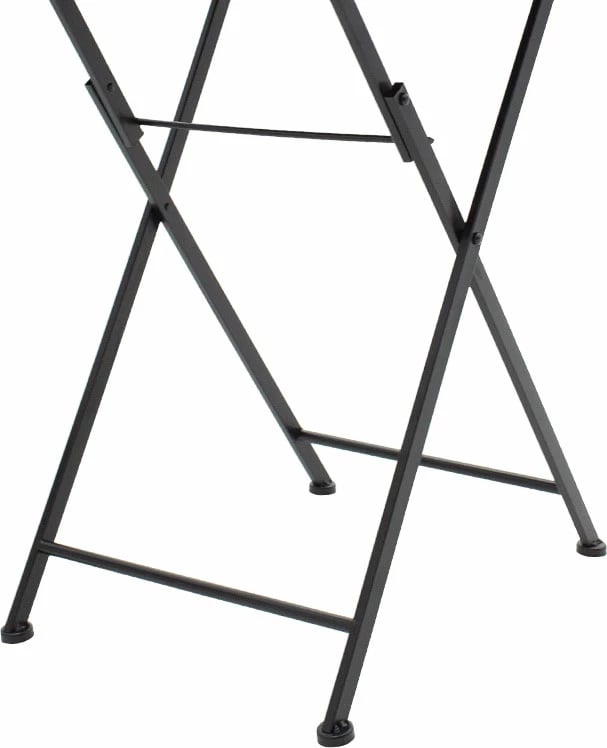 Tavolinë me karrige 3 copë Walen metal i zi