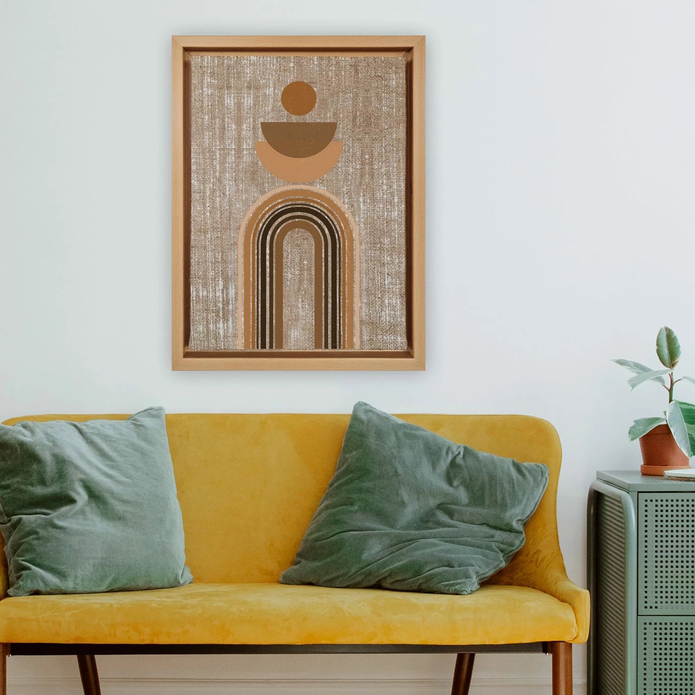 Pikturë dekorative në kanavacë, shumëngjyrëshe, Wallity, LNJ51896356365 - 4666, 46x66cm