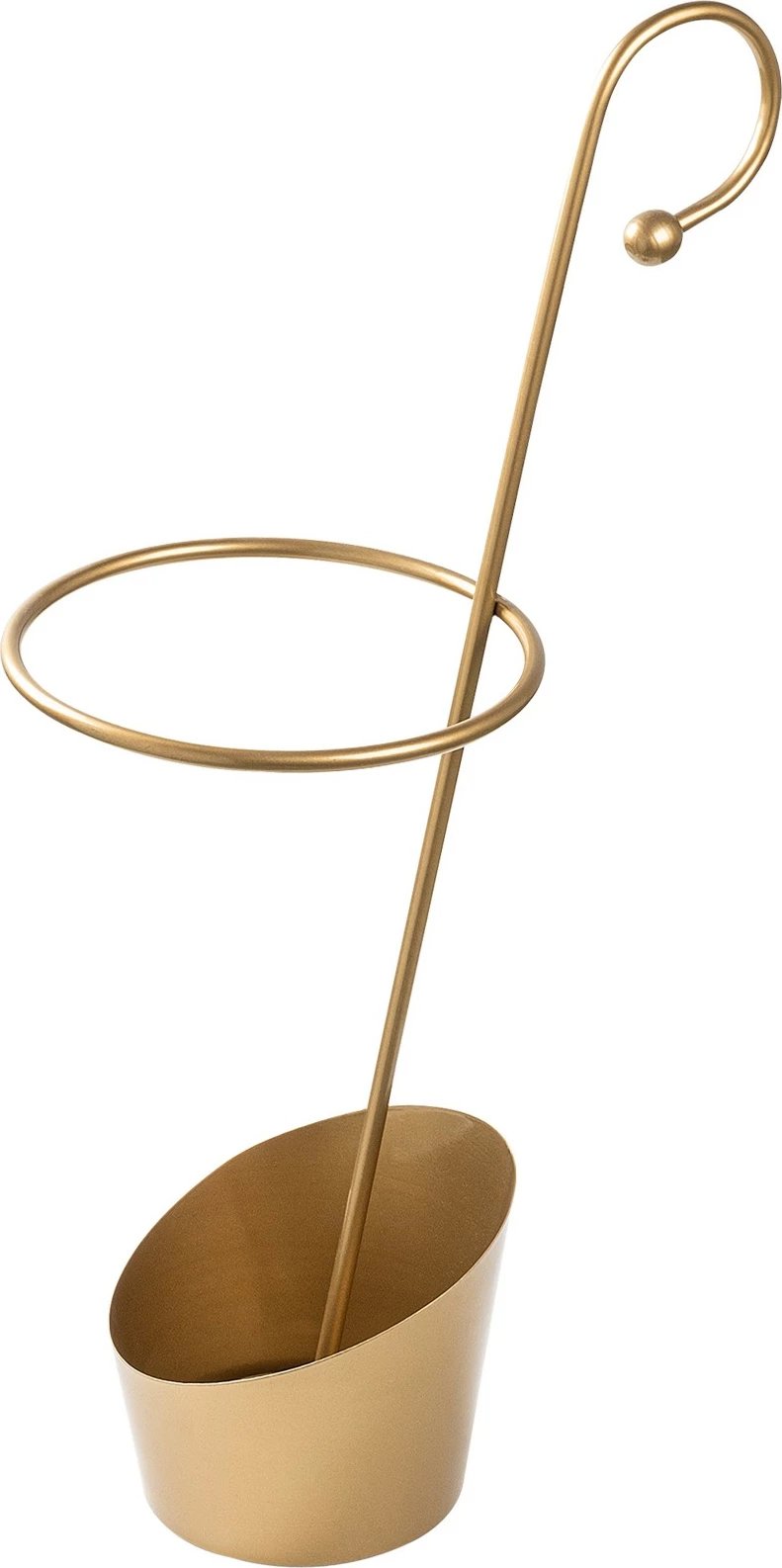 Stendë për ombrella, metalike, ngjyrë ari, Evila Originals, 34x23x67cm