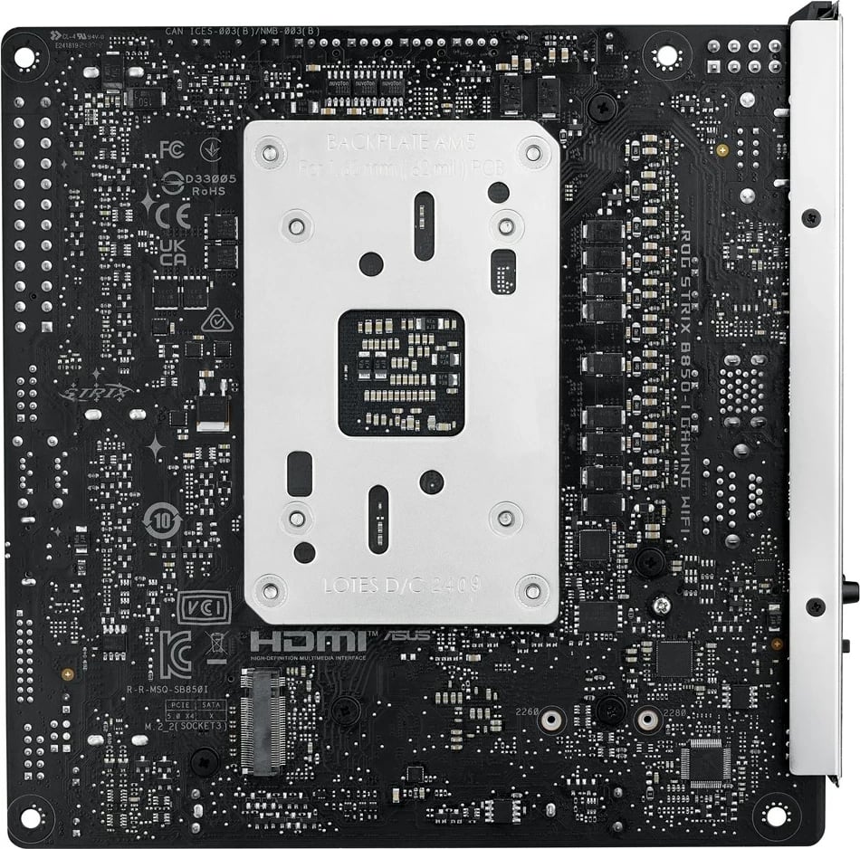 Pllakë amë ASUS ROG STRIX B850-I GAMING WIFI, Socket AM5, mini ITX, E zezë
