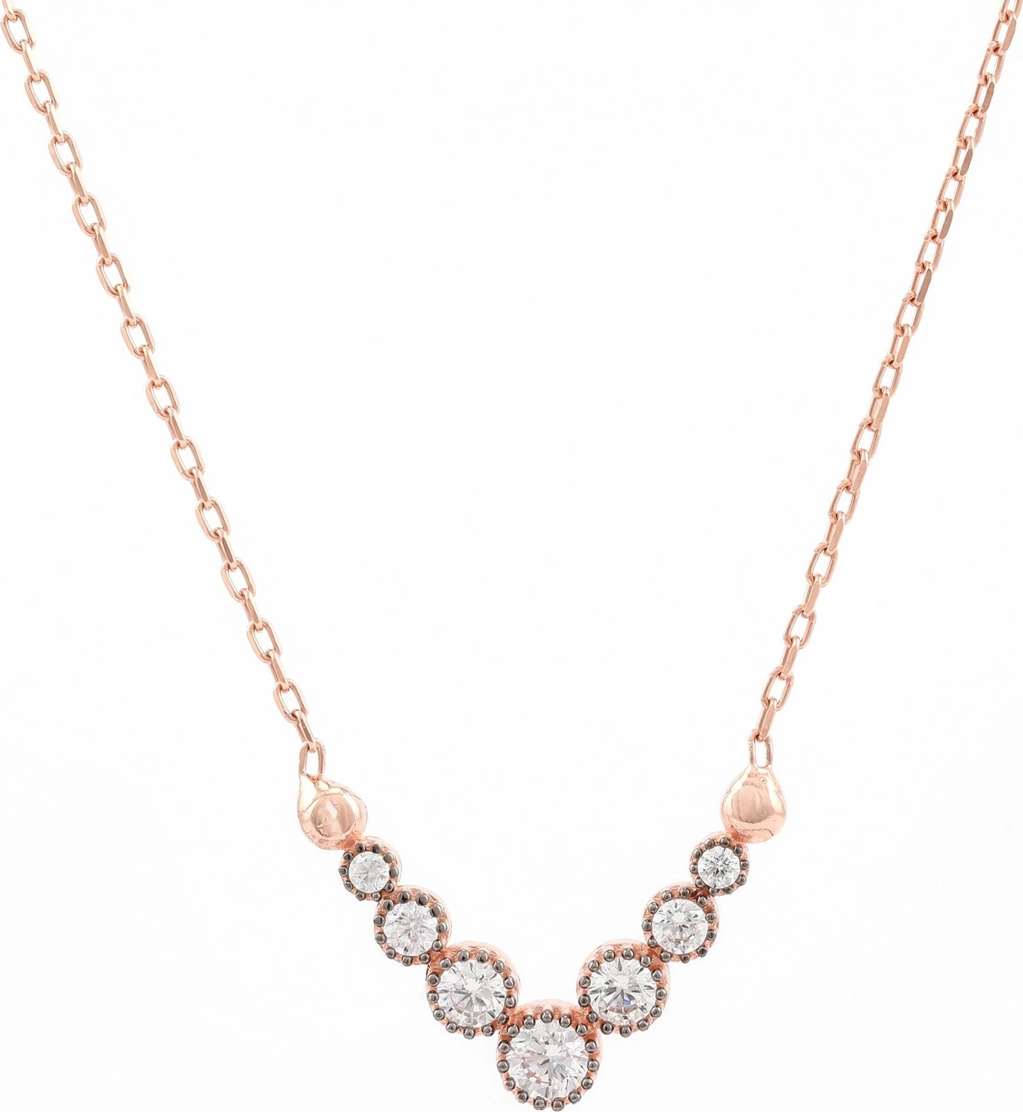 Qafore argjendi, ngjyrë rozë ari dhe e zezë, Jumeon, NRZ99732